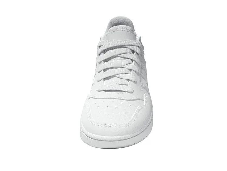 Zapatilla Adidas Hoops 3.0 Junior Mono Blanco