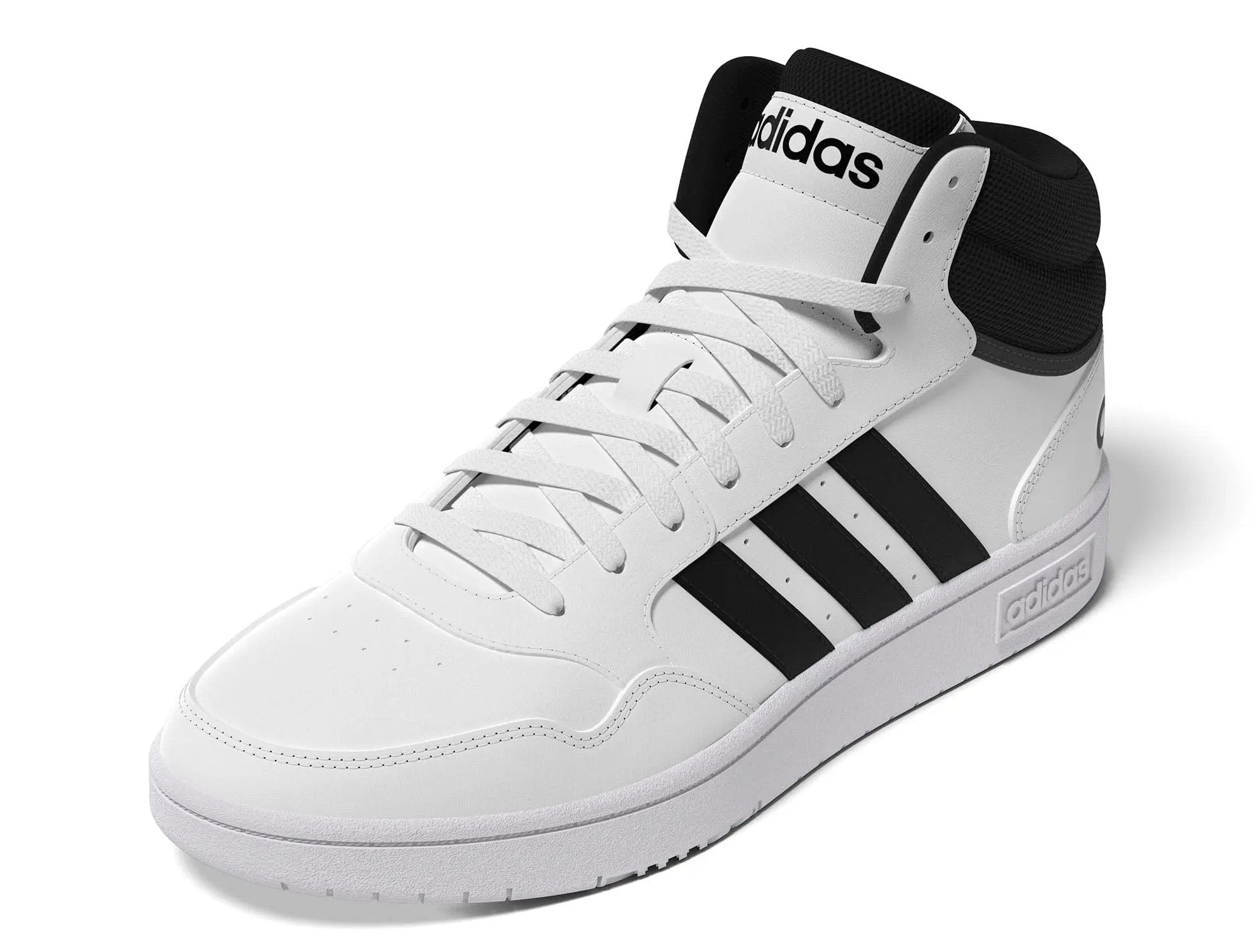 Zapatilla Adidas Hoops 3.0 Mid Hombre Blanco