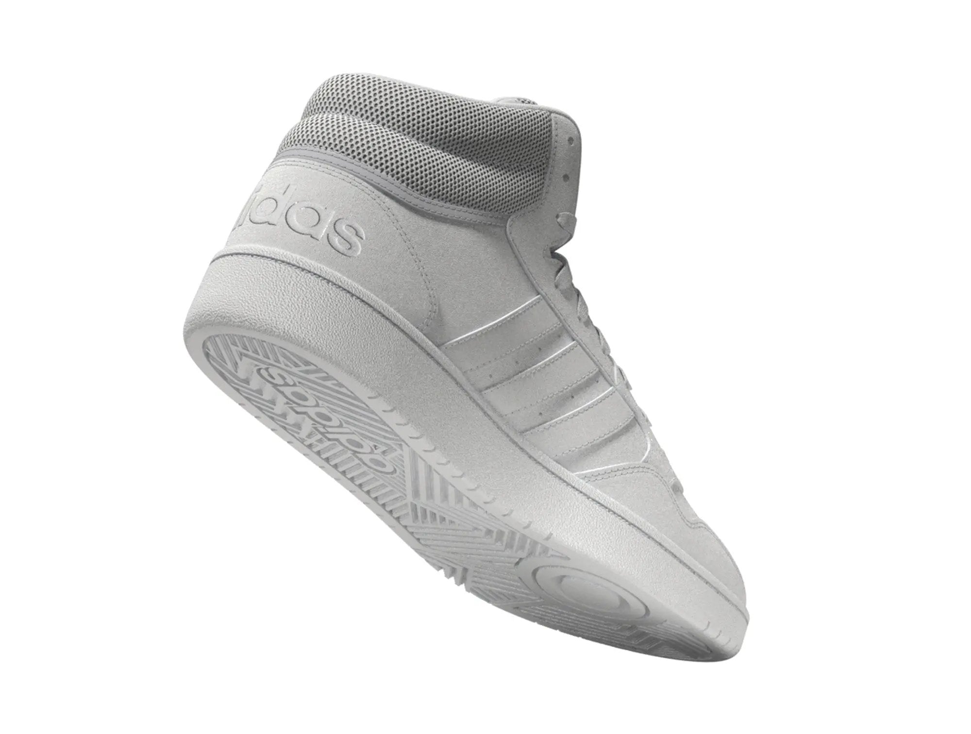 Zapatilla Adidas Hoops 3.0 Mid Mujer Mono Blanco
