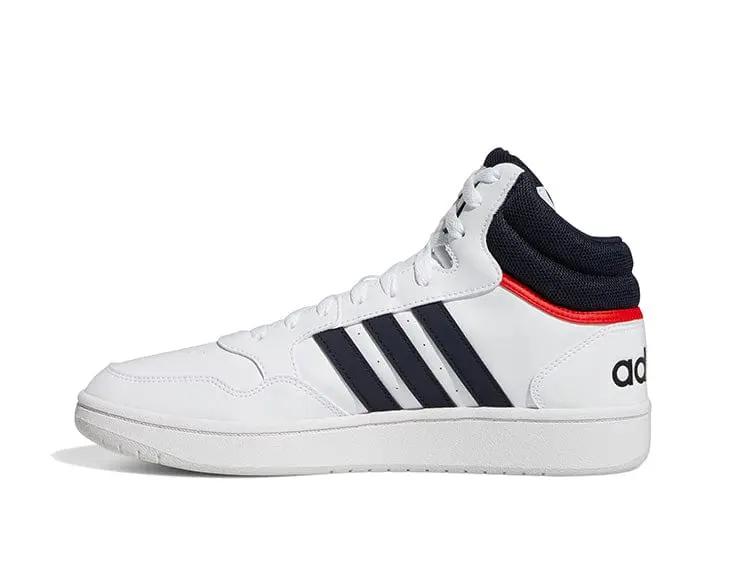 Zapatilla Adidas Hoops 3.0 Vintage Mid Hombre Blanco
