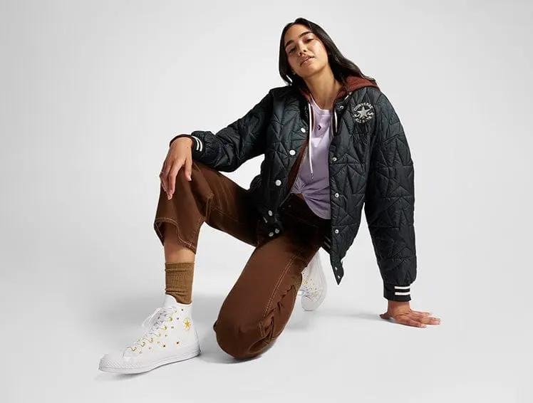 Zapatilla Converse Chuck 70 Studded Mujer Blanco