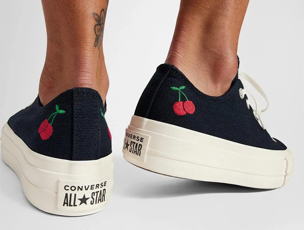 Zapatilla Converse Chuck Taylor All Star Lift Plataforma Cherry Mujer