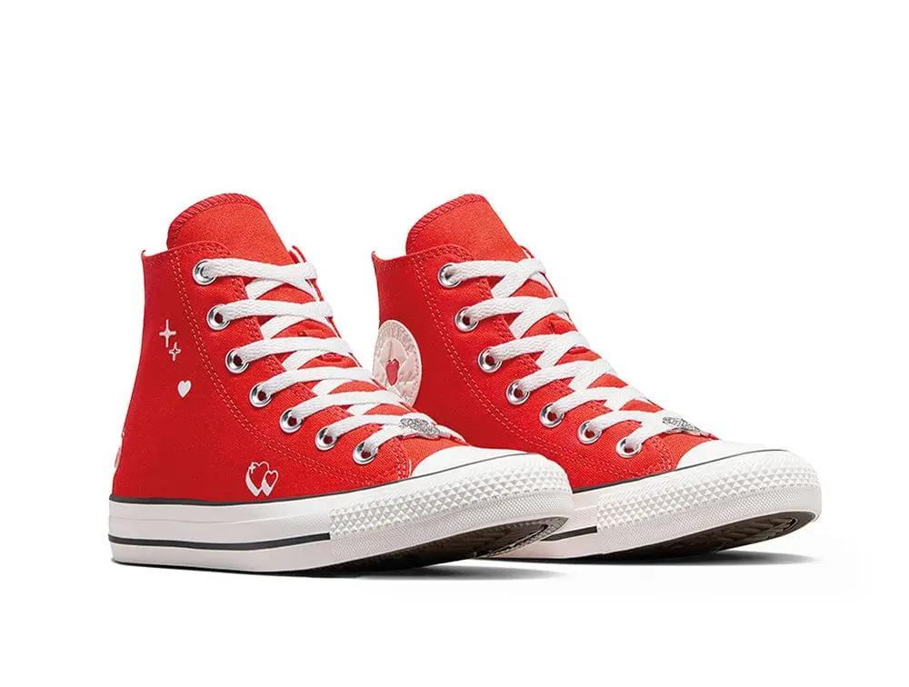 Zapatilla Converse Chuck Taylor Hi Mujer Rojo