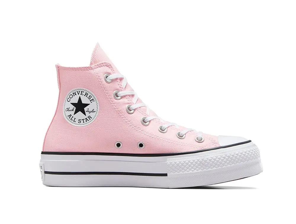 Zapatilla Converse Chuck Taylor Lift Hi Mujer Rosado claro