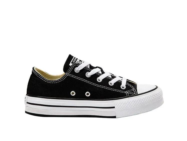 Zapatilla Converse Chuck Taylor Plataforma Junior Negro