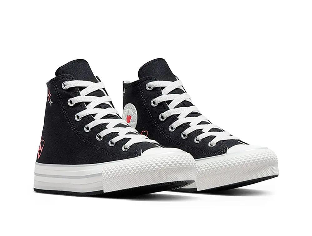 Zapatilla Converse Chuck Taylor Plataforma Mujer Negro