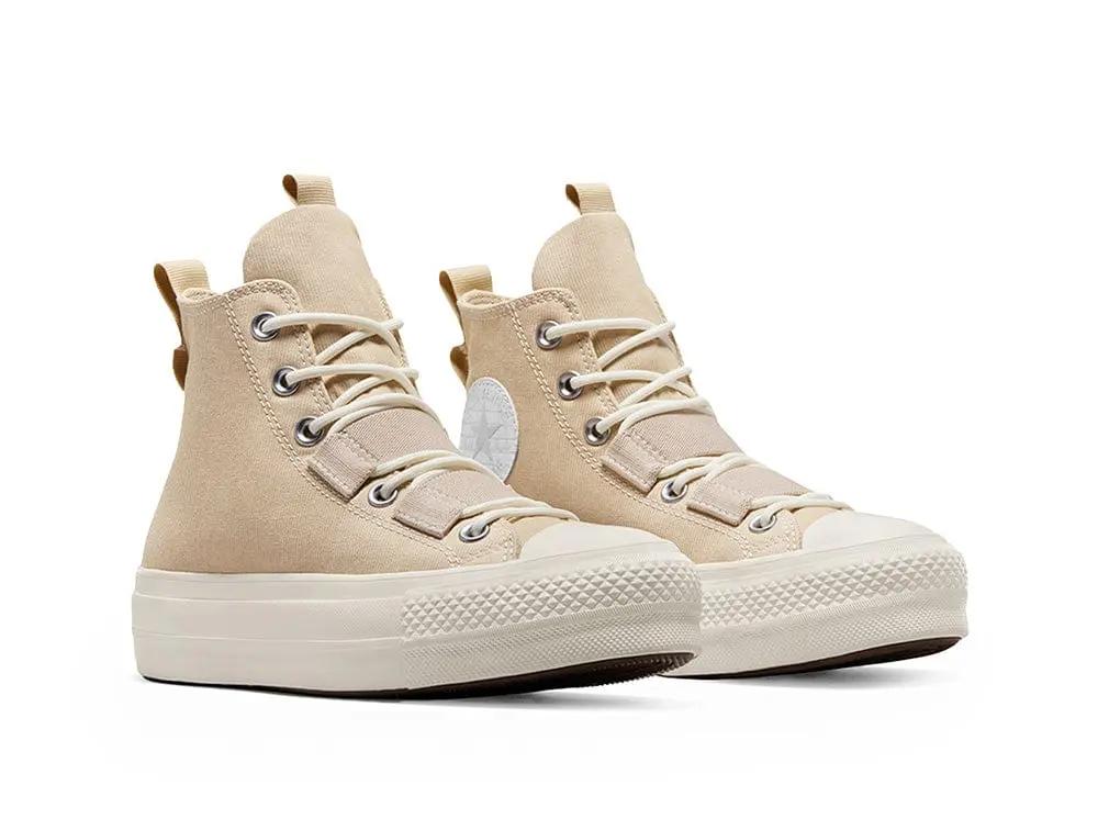 Zapatilla Converse Chuck Taylor Plataforma Mujer Nutty Granola