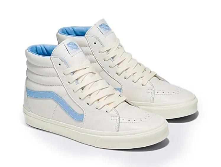 Zapatilla Vans Sk8-Hi Vintage Leather Mujer Blanco