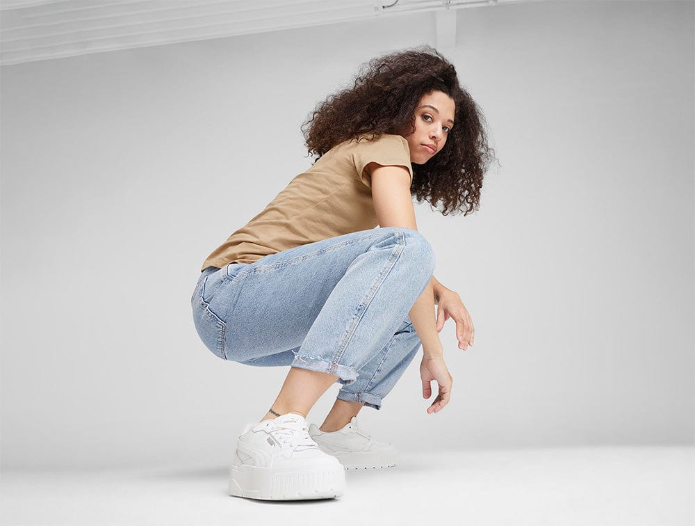 Zapatilla Puma Karmen Mujer Mono Blanco