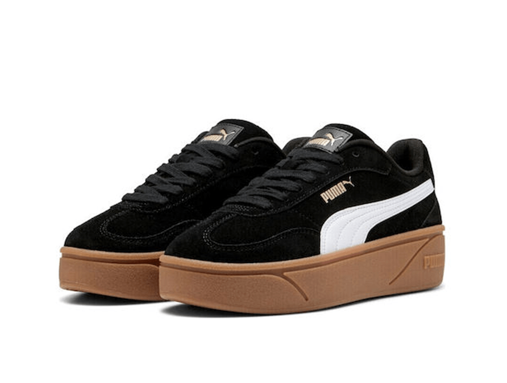 Zapatillas Puma Club II Era Plataforma Mujer Negro