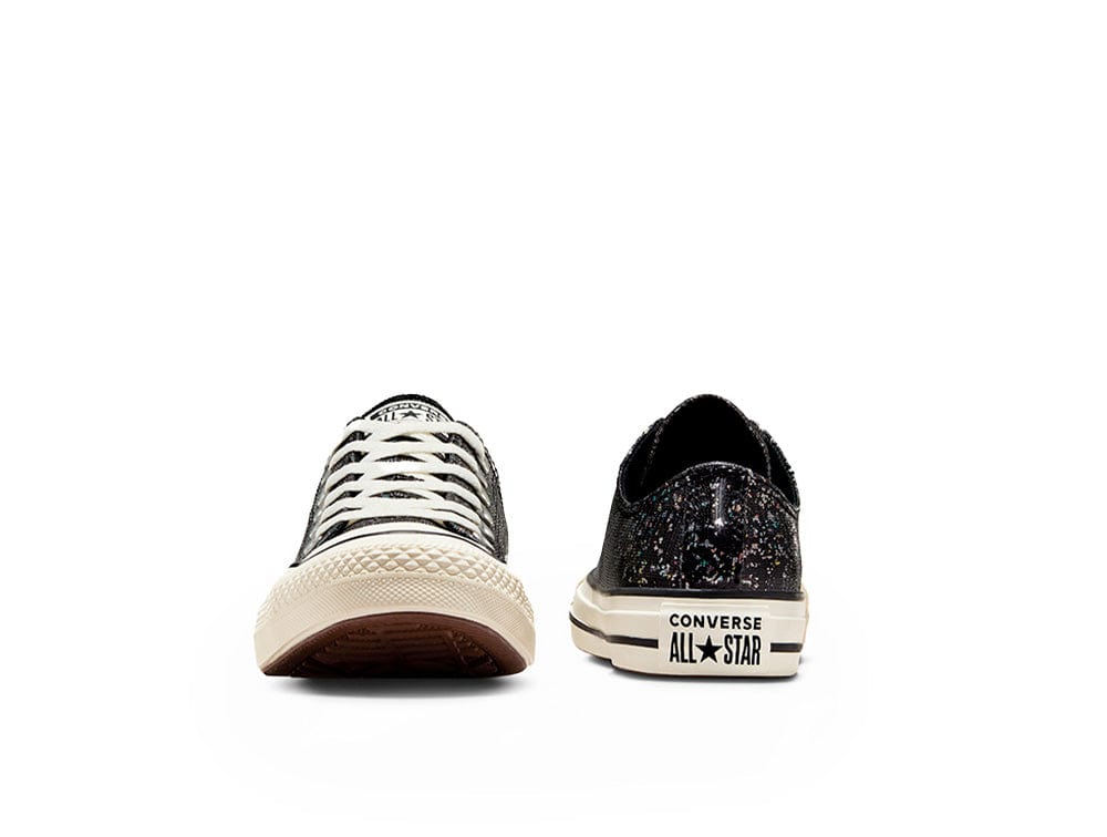 Zapatilla Converse Chuck Taylor Mujer Glitter Shinefetti Negro