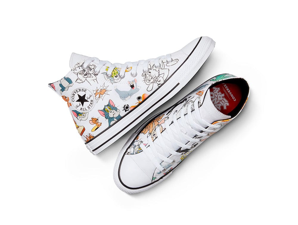 Zapatilla Converse Chuck Taylor Tom y Jerry Unisex Blanco