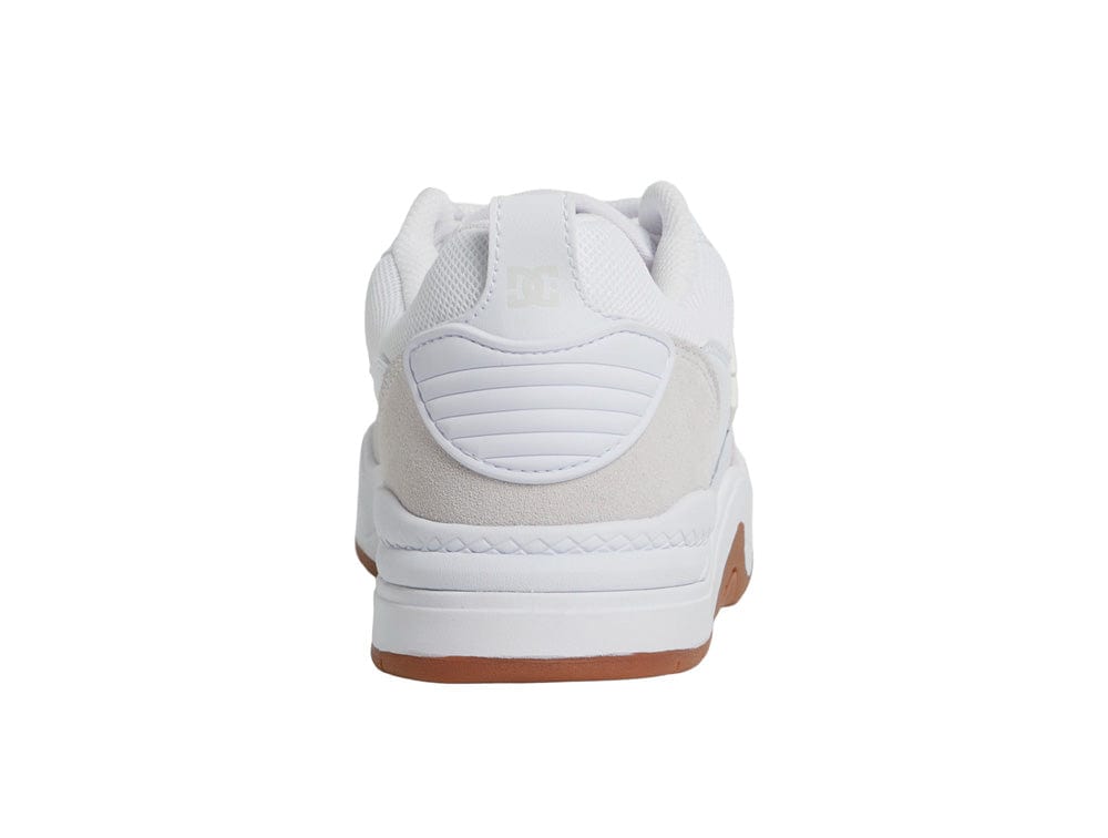 Zapatilla Dc Ascend Lth Hombre Blanco Suela Gum