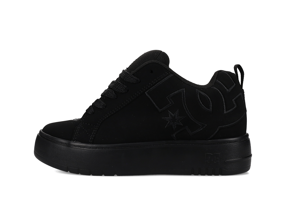 Zapatillas Dc Court Graffik Plataforma Mujer Mono Negro