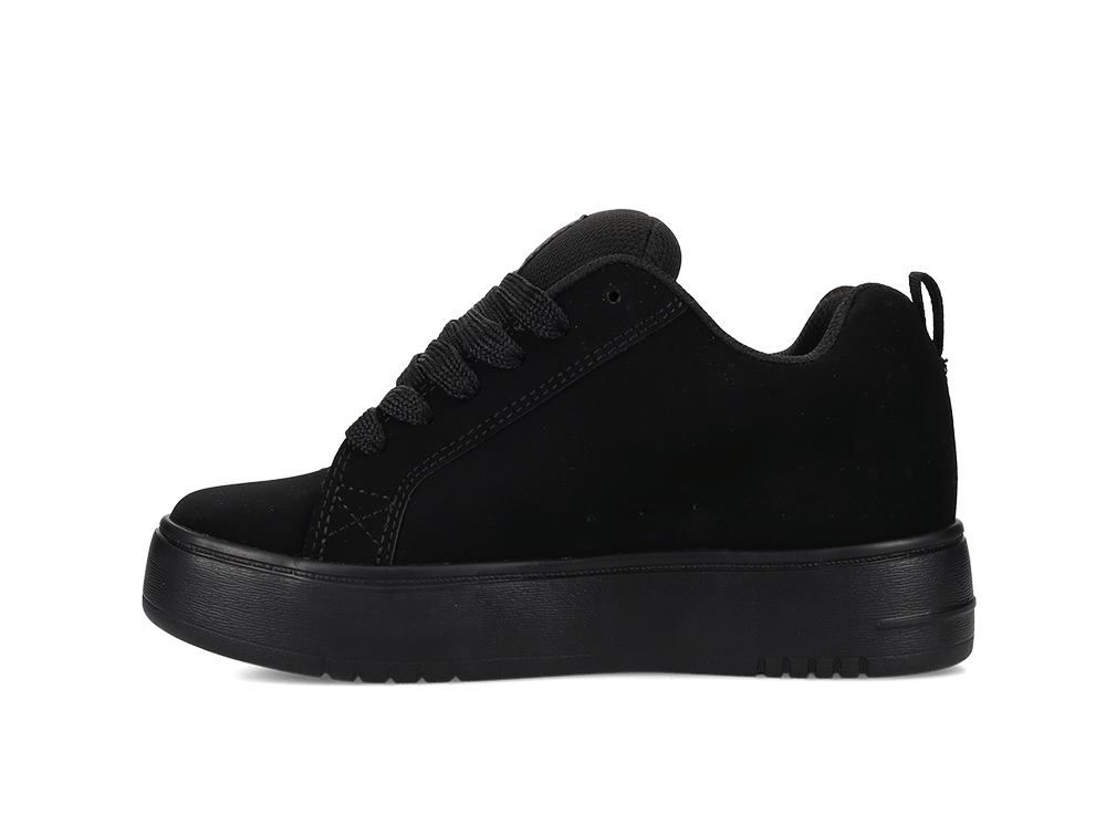 Zapatillas Dc Court Graffik Plataforma Mujer Mono Negro