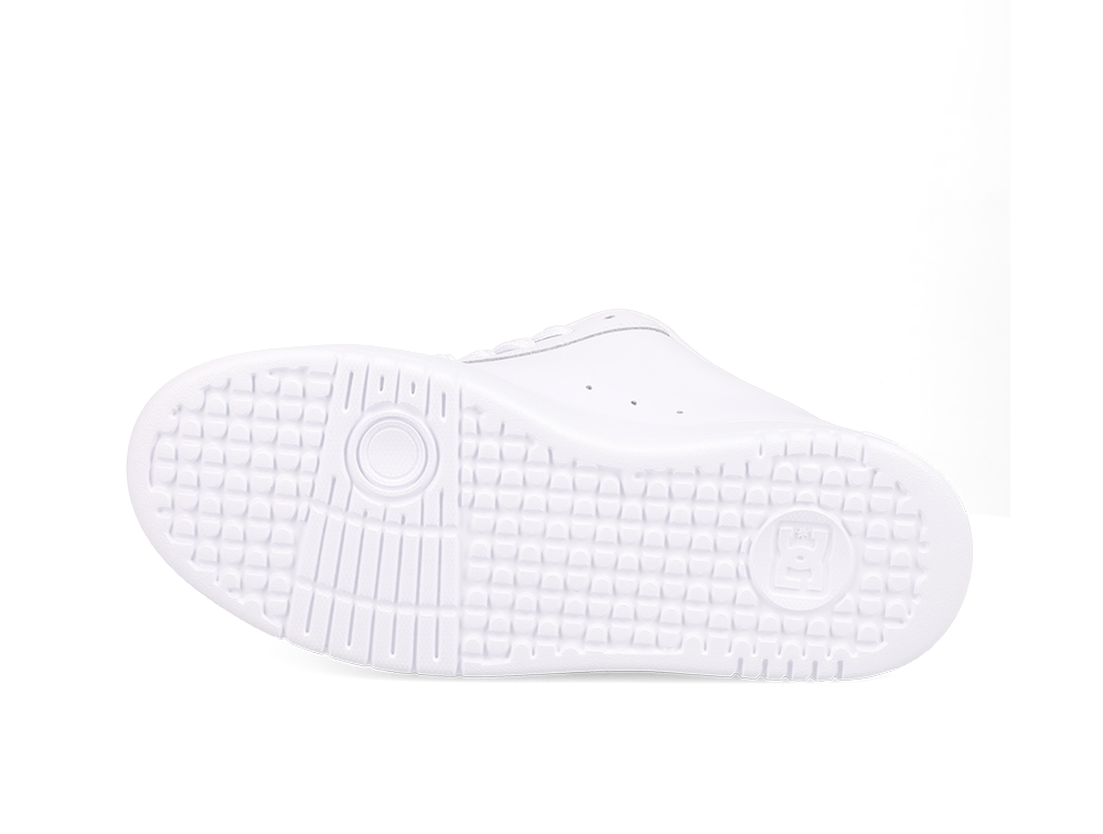 Zapatillas Dc Court Graffik Plataforma Mujer Blanco