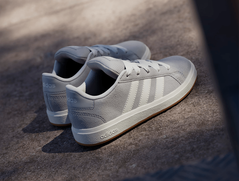 Zapatillas Adidas Grand Court 00S Sue Junior Gris