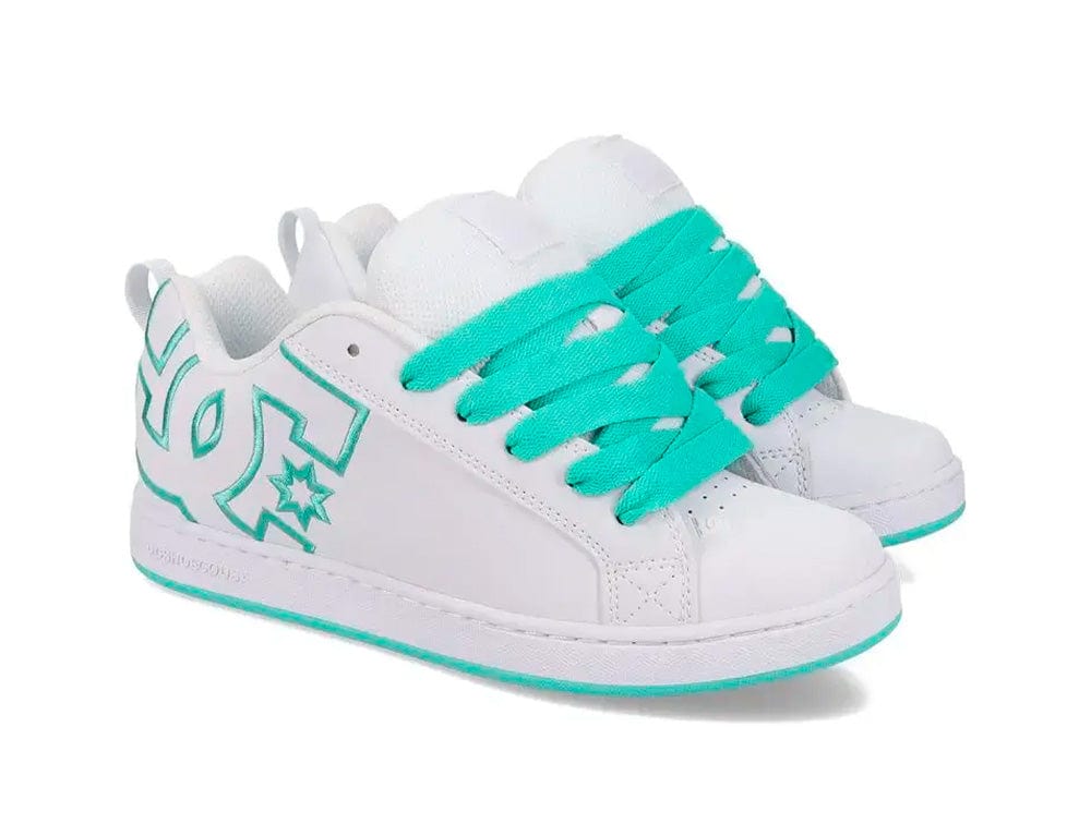 Zapatillas Dc Court Graffik Mujer Blanco